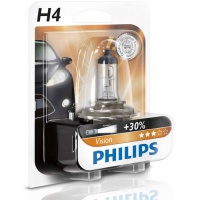 Автолампа галогенная PHILIPS H4 12V 60/55W  (2шт.)