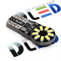 Автомобильная светодиодная лампа T10 - W5W - 18 SMD 4014 + Обманка (2шт.)