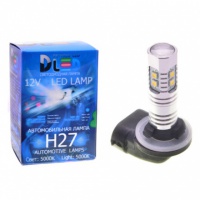 Светодиодная автомобильная лампа DLED H27 - 881 - 10 SMD2323 + Линза (2шт.)